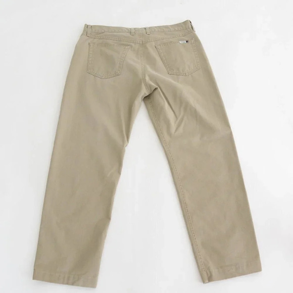 Vintage 90's Guess U.S.A. Chinos Canada made 100% Cotton Tan Chino Pants Size 36 - Picture 6 of 12